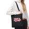 Built by Daisy / Daily Dose of Daisy Tote Bag — Cute Pink Script AOP Tote