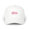Dad's Girl Embroidered Dad Cap — White Classic Baseball Hat